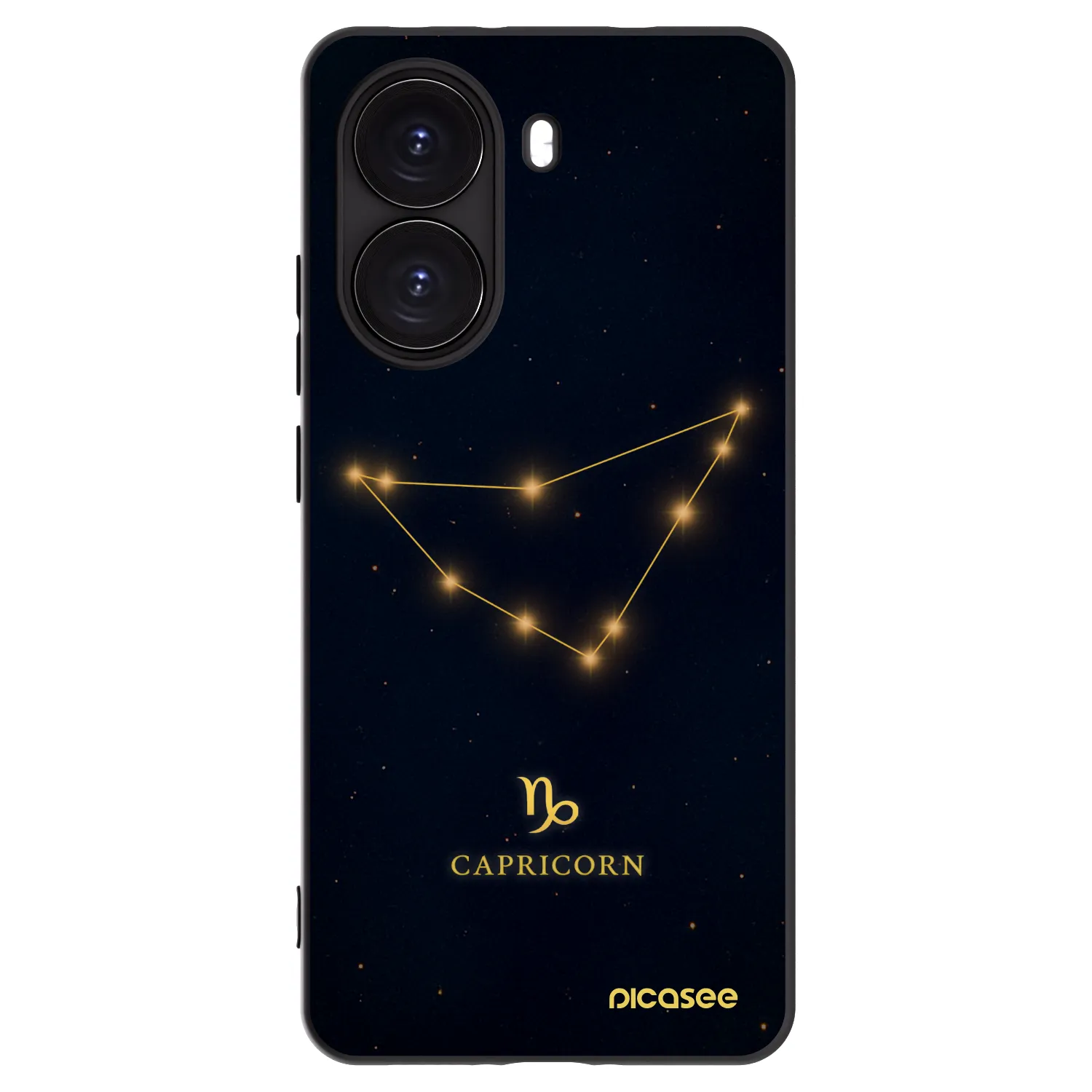 Picasee crna silikonska maskica za Xiaomi Poco X7 Pro 5G - CAPRICORN