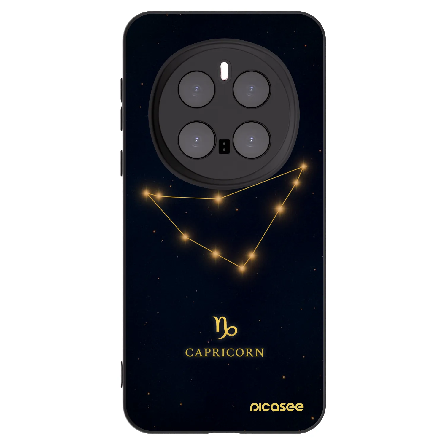 Picasee crna silikonska maskica za Honor Magic7 Pro 5G - CAPRICORN