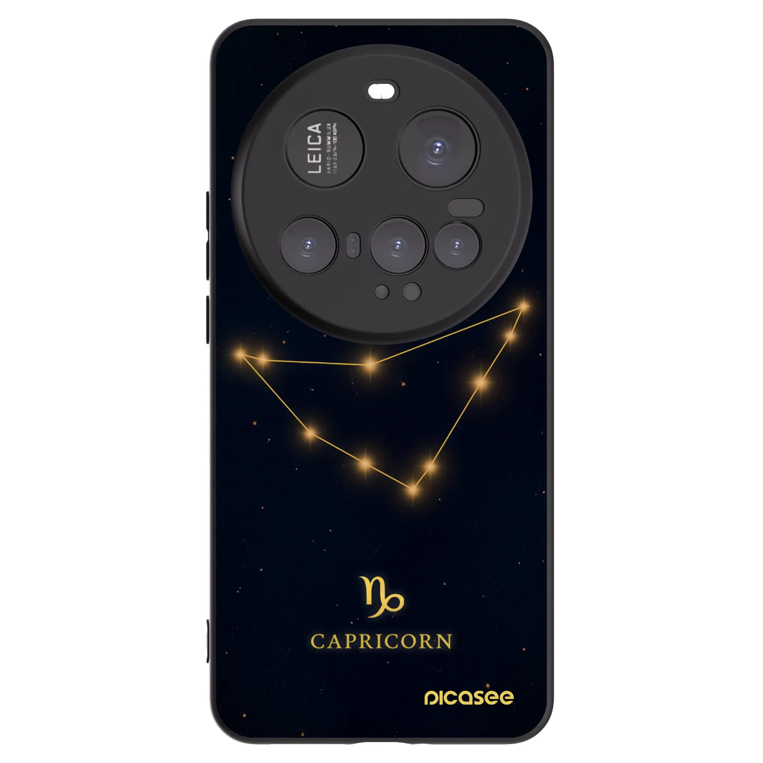 Picasee crna silikonska maskica za Xiaomi 15 Ultra - CAPRICORN