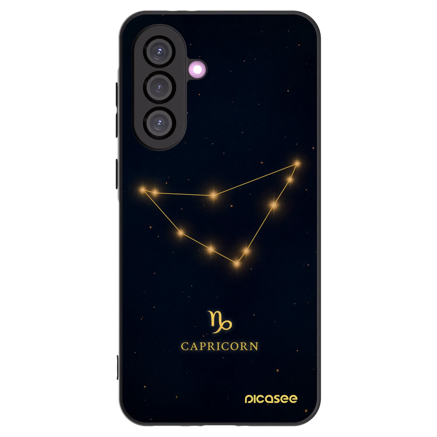 Picasee crna silikonska maskica za Samsung Galaxy A36 5G - CAPRICORN