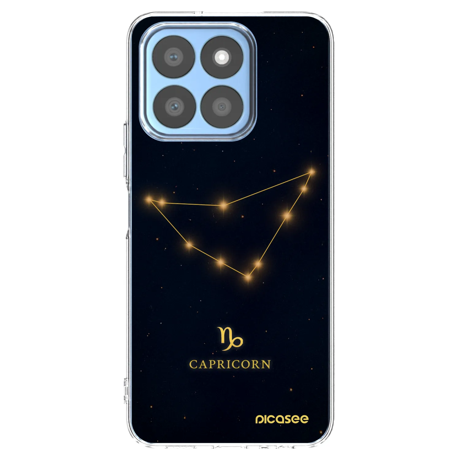 Picasee silikonska prozirna maskica za Honor X8c - CAPRICORN