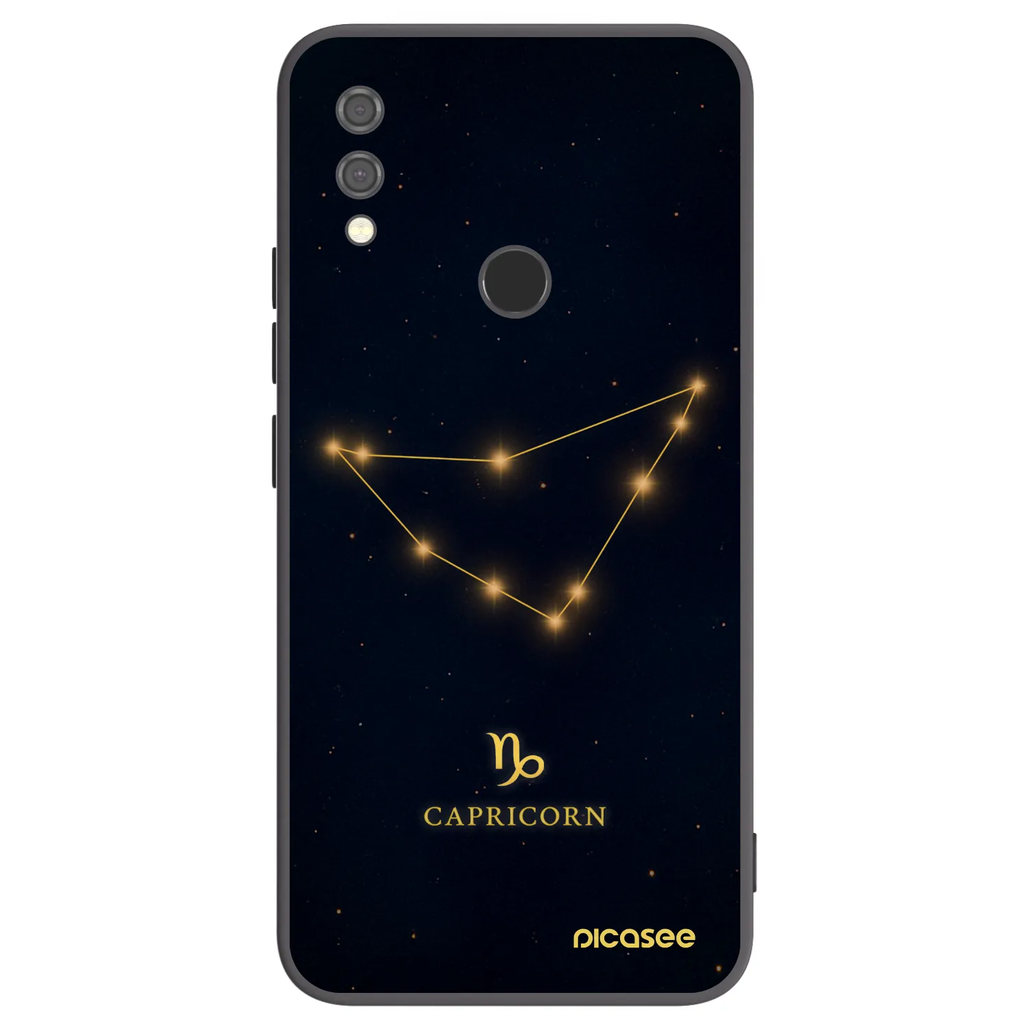 Picasee crna silikonska maskica za Xiaomi Redmi Note 7 - CAPRICORN