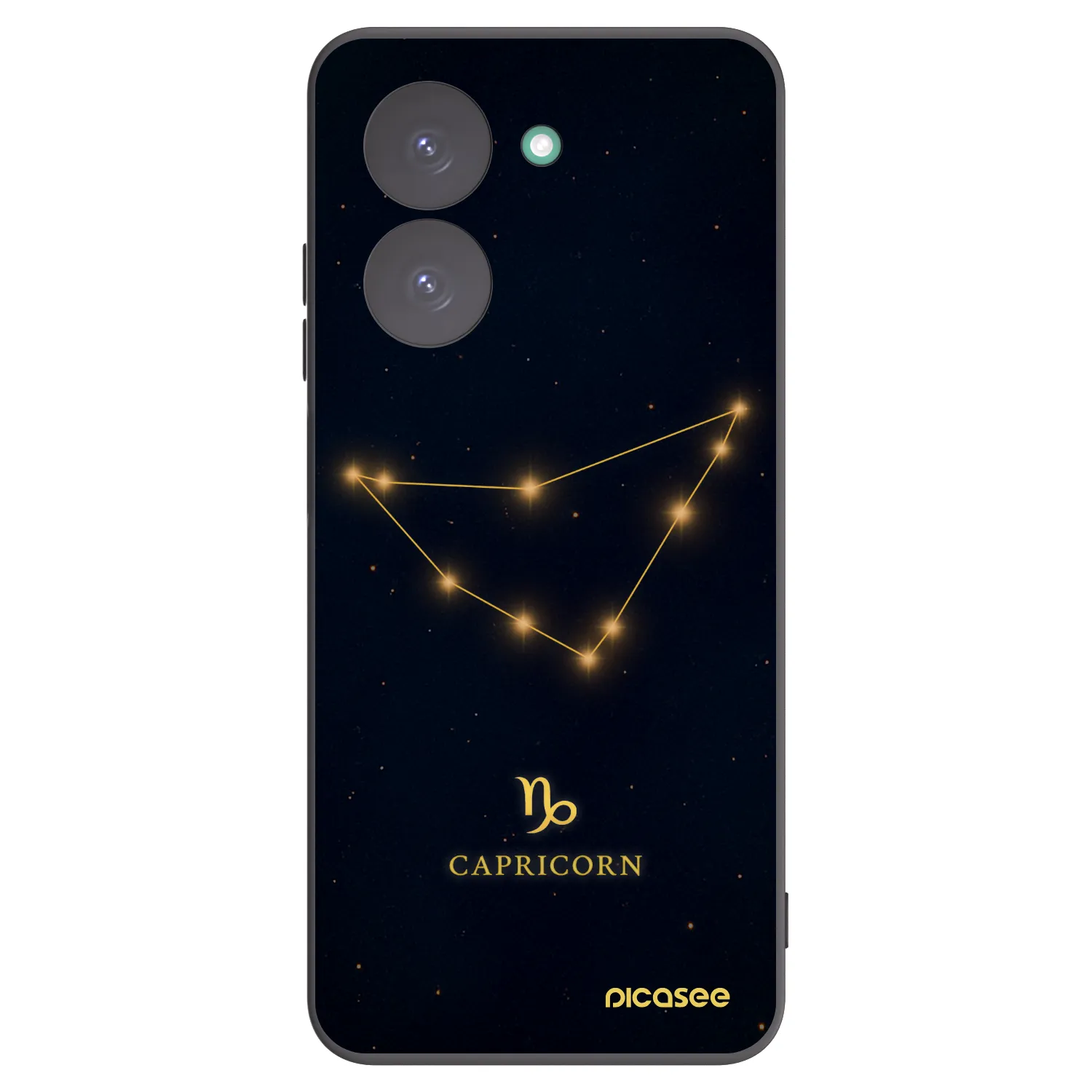 Picasee crna silikonska maskica za Xiaomi Redmi A5 - CAPRICORN