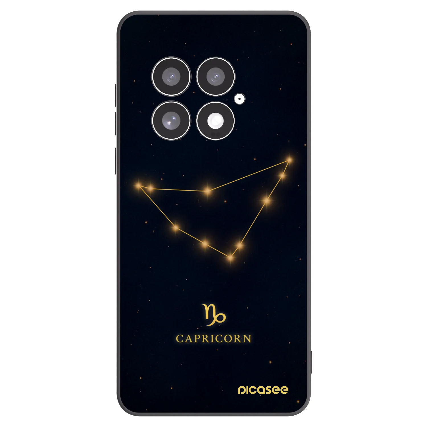 Picasee crna silikonska maskica za OnePlus 13 5G - CAPRICORN