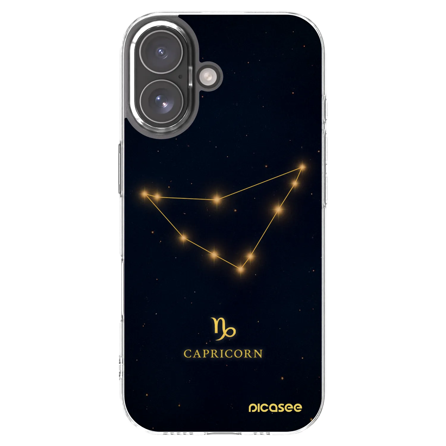 Picasee silikonska prozirna maskica za Apple iPhone 17 - CAPRICORN