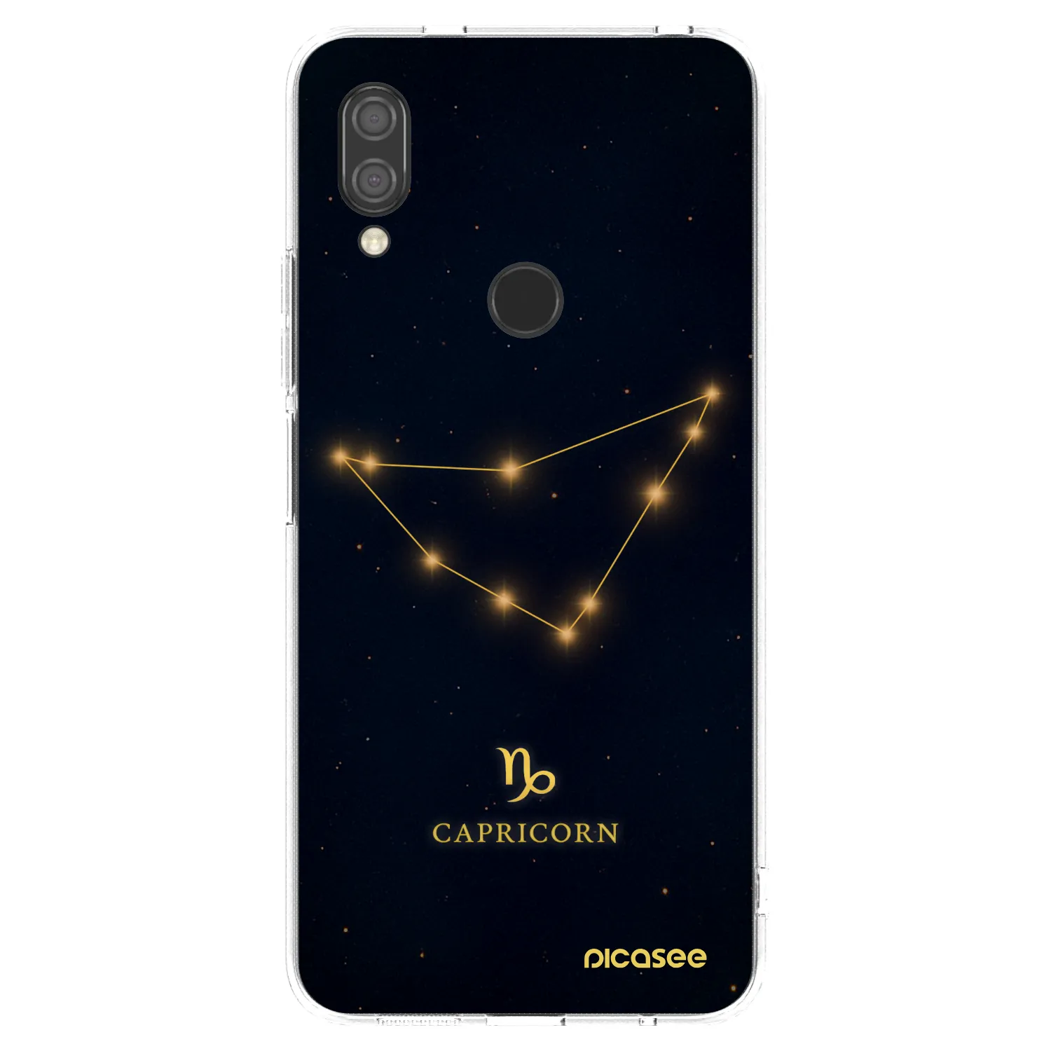 Picasee silikonska prozirna maskica za Xiaomi Redmi 7 - CAPRICORN