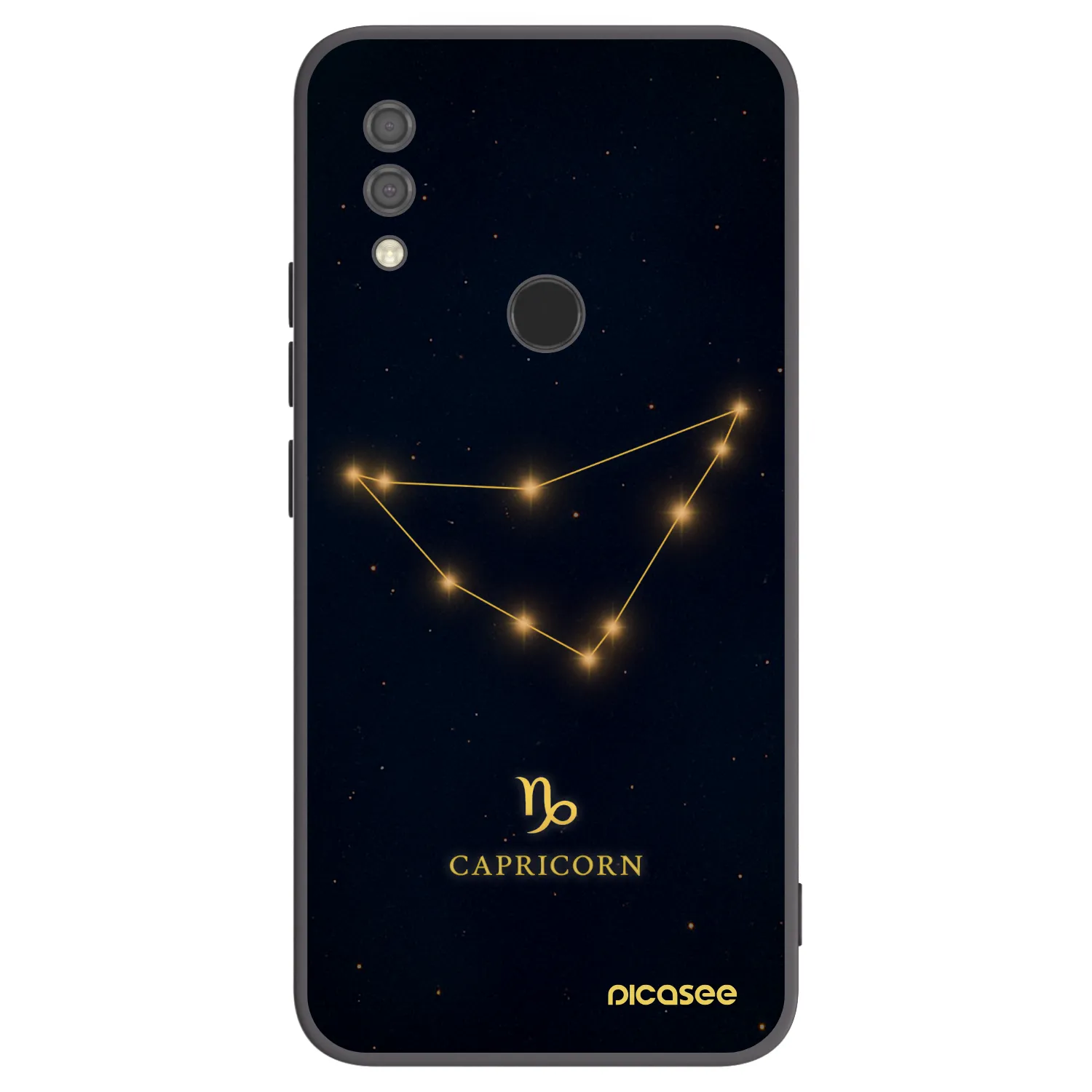 Picasee crna silikonska maskica za Xiaomi Redmi 7 - CAPRICORN