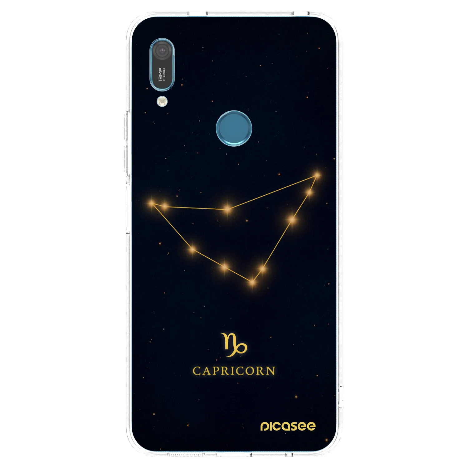 Picasee silikonska prozirna maskica za Huawei Y6 2019 - CAPRICORN