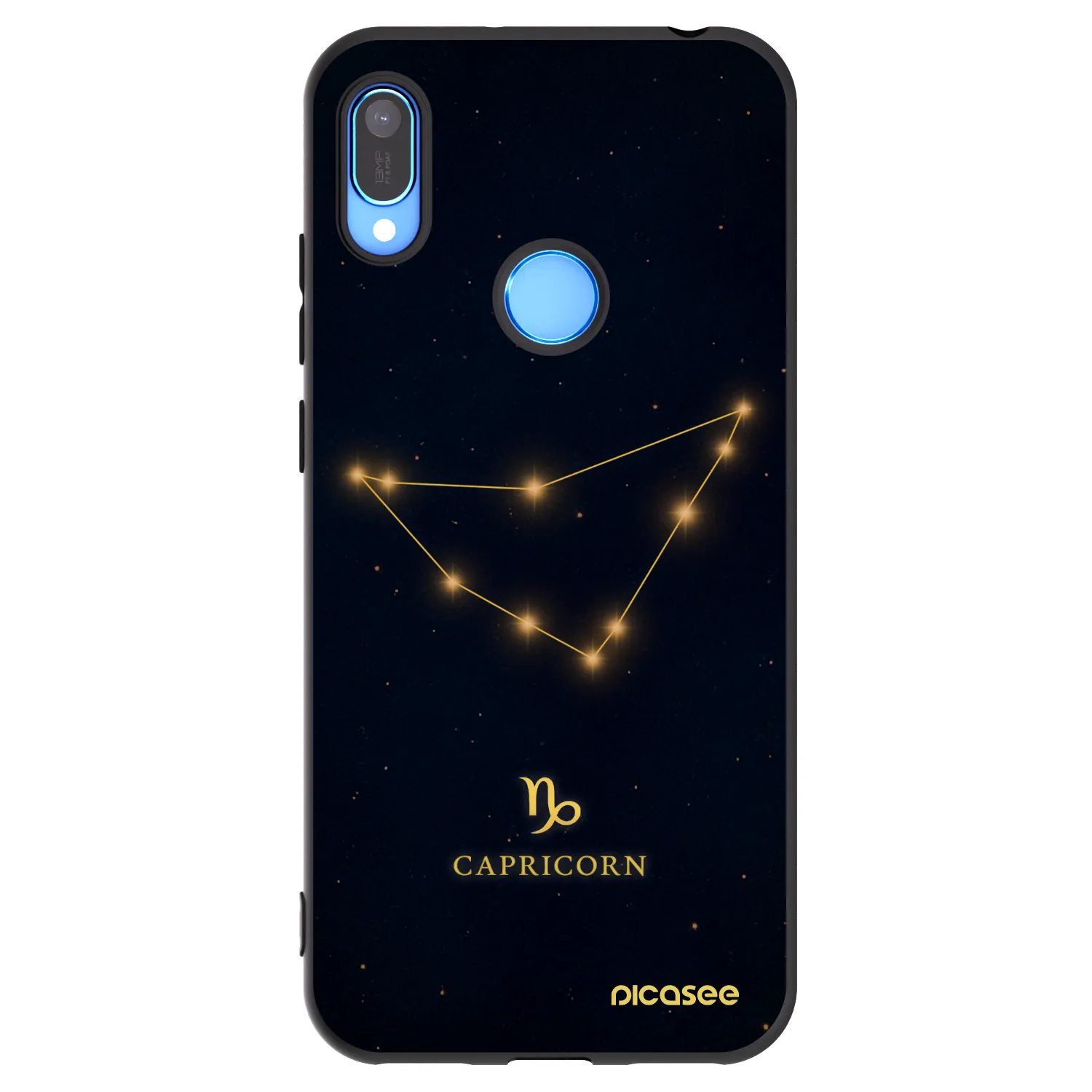Picasee crna silikonska maskica za Huawei Y6 2019 - CAPRICORN