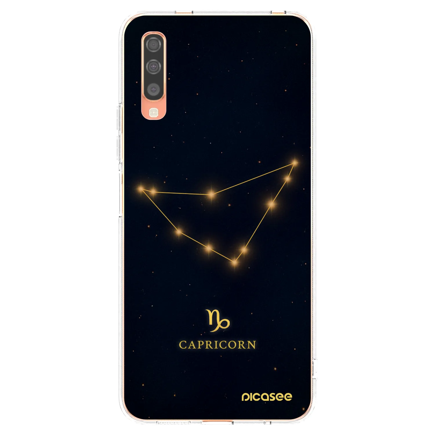 Picasee silikonska prozirna maskica za Samsung Galaxy A70 A705F - CAPRICORN