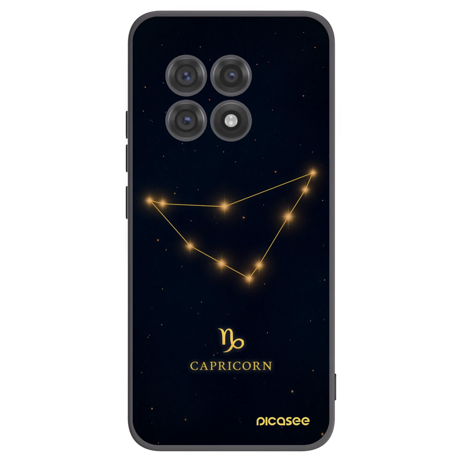 Picasee crna silikonska maskica za OnePlus 13R 5G - CAPRICORN