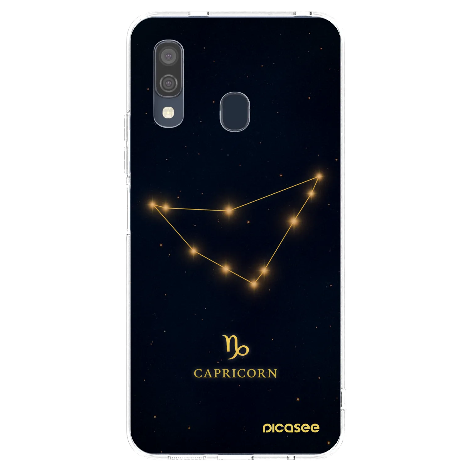 Picasee silikonska prozirna maskica za Samsung Galaxy A40 A405F - CAPRICORN