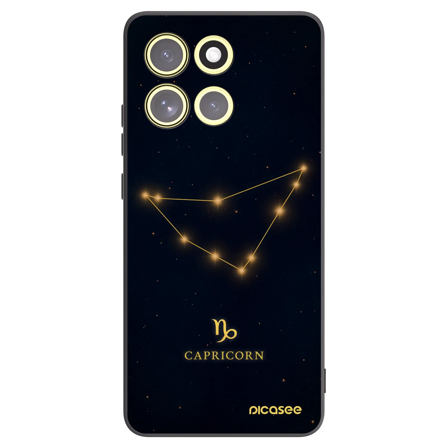 Picasee crna silikonska maskica za Motorola Moto G86 5G - CAPRICORN