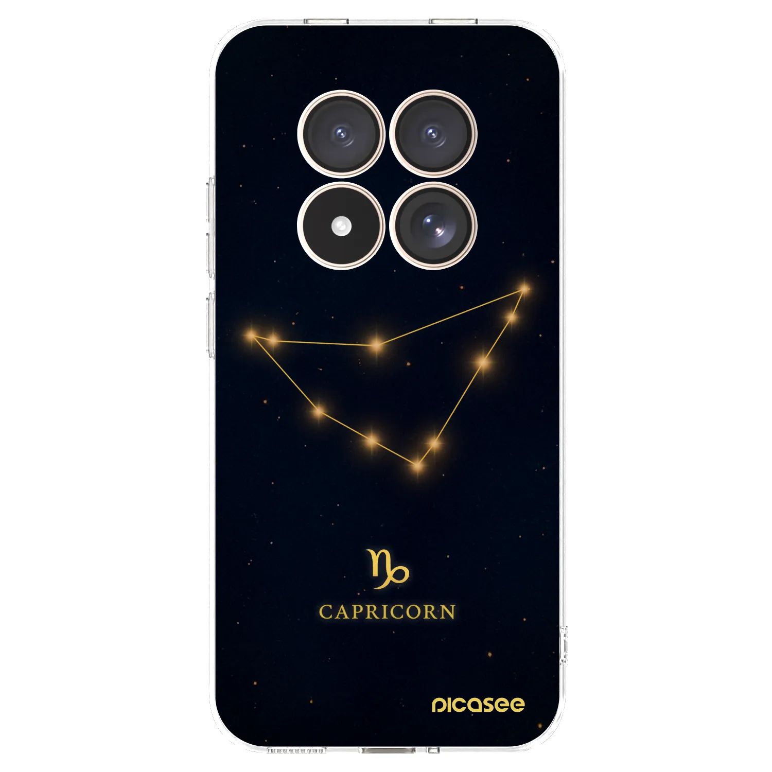 Picasee silikonska prozirna maskica za Xiaomi Redmi Note 15 Pro 4G - CAPRICORN