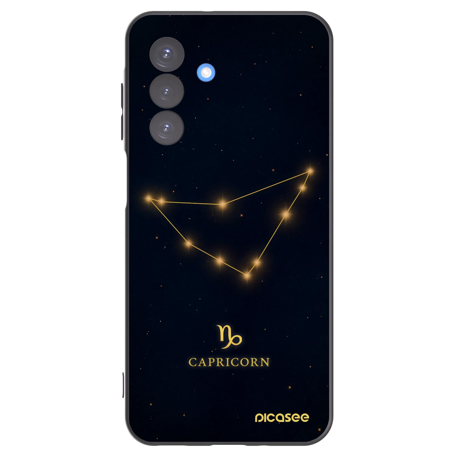 Picasee crna silikonska maskica za Samsung Galaxy A17 5G - CAPRICORN