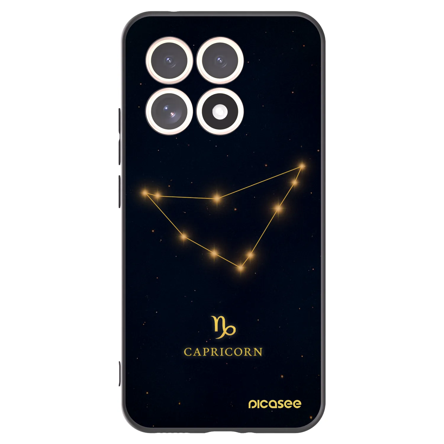 Picasee crna silikonska maskica za Xiaomi 15T - CAPRICORN