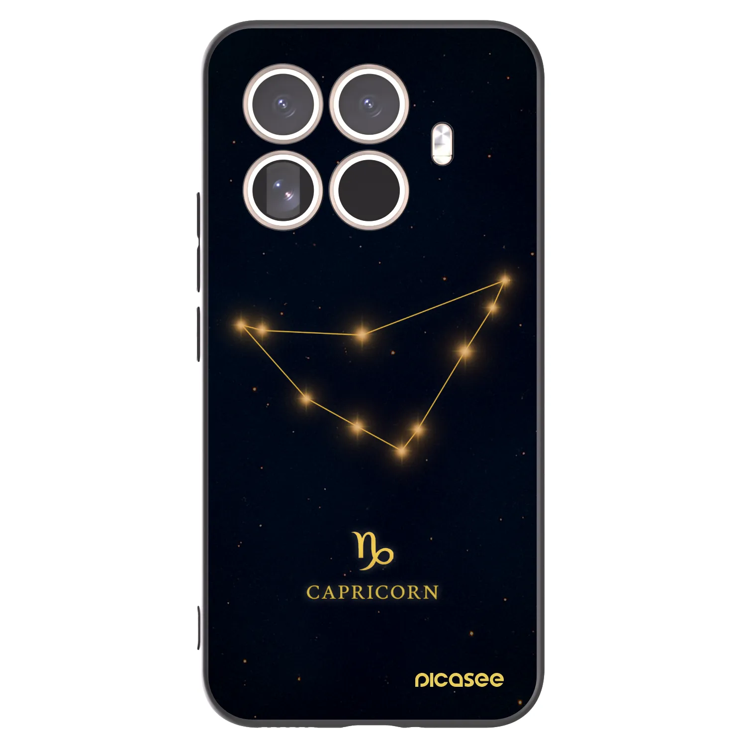 Picasee crna silikonska maskica za Xiaomi 15T Pro - CAPRICORN