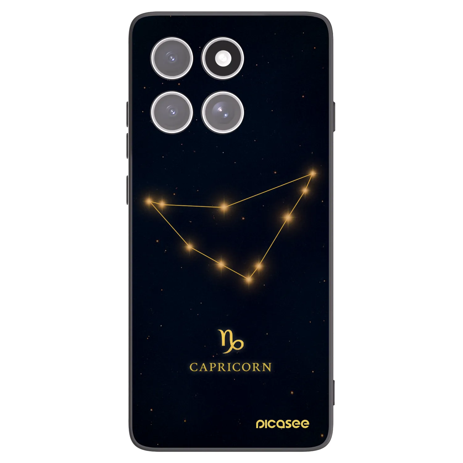 Picasee crna silikonska maskica za Motorola Edge 60 Fusion - CAPRICORN