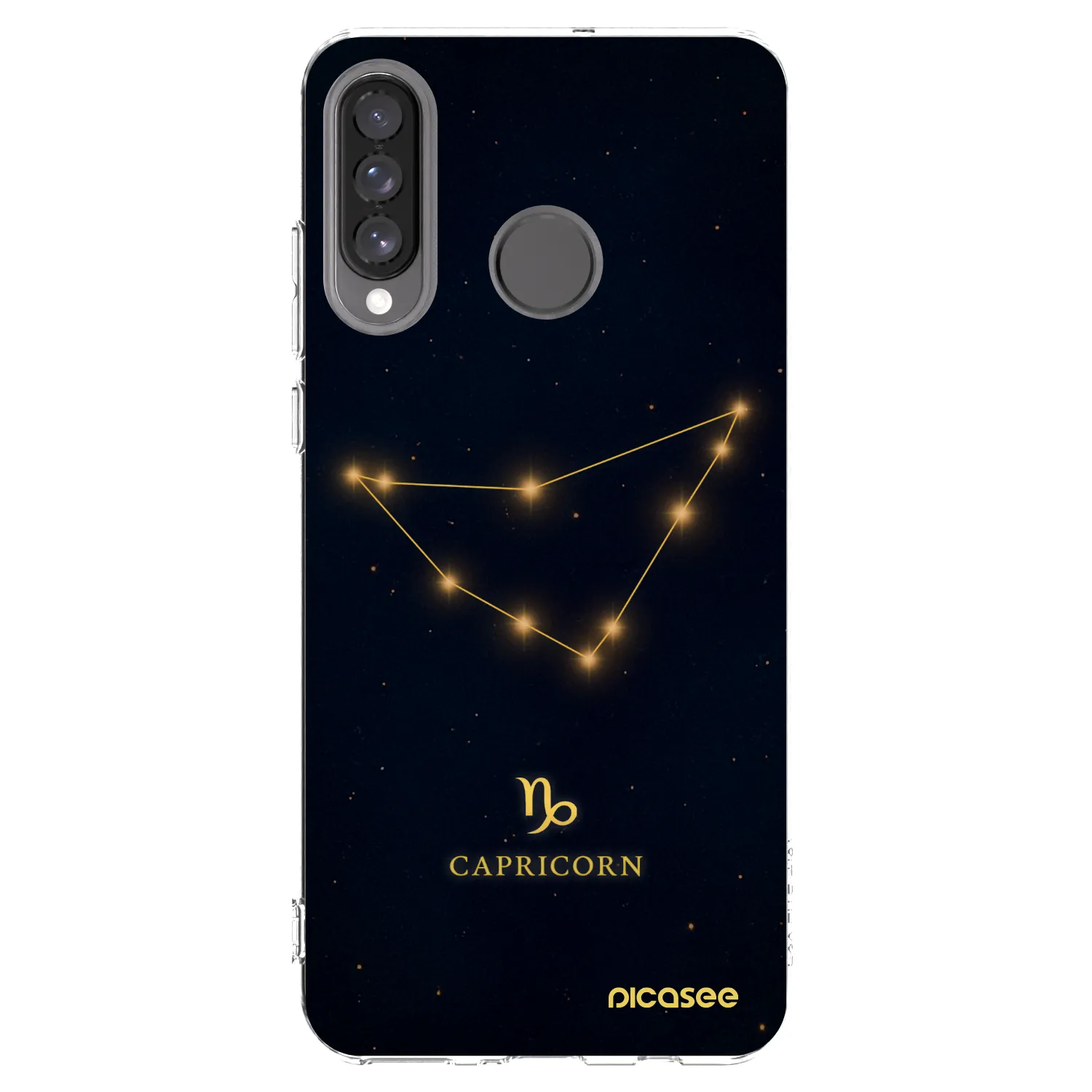 Picasee silikonska prozirna maskica za Huawei P30 Lite - CAPRICORN