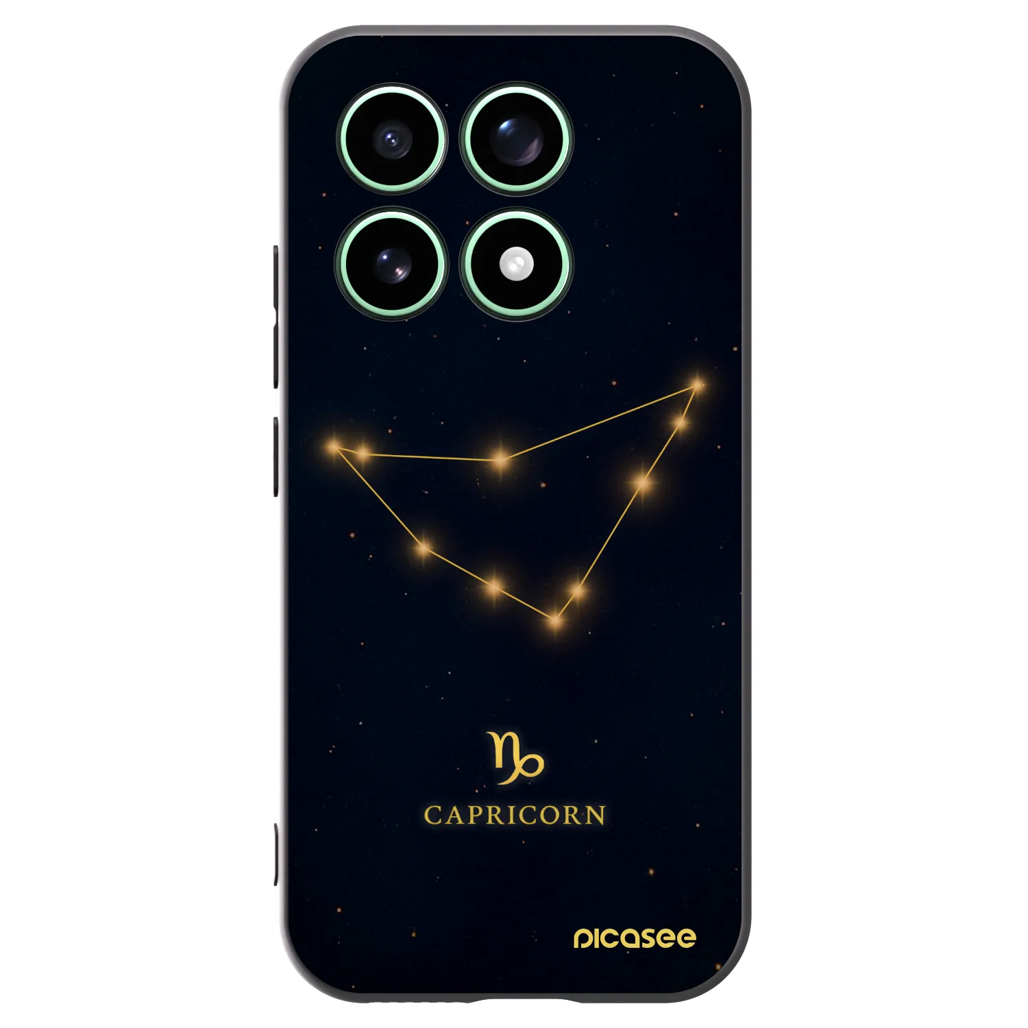 Picasee crna silikonska maskica za Xiaomi 17 - CAPRICORN
