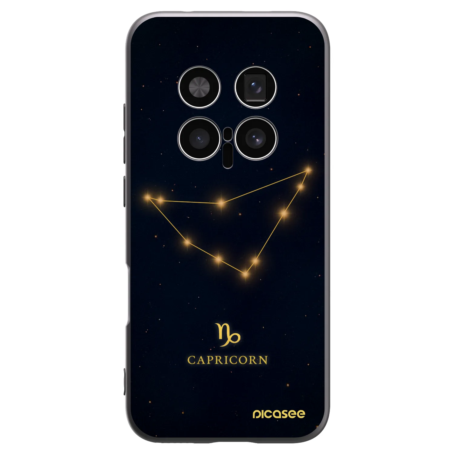 Picasee crna silikonska maskica za Honor Magic8 Pro 5G - CAPRICORN