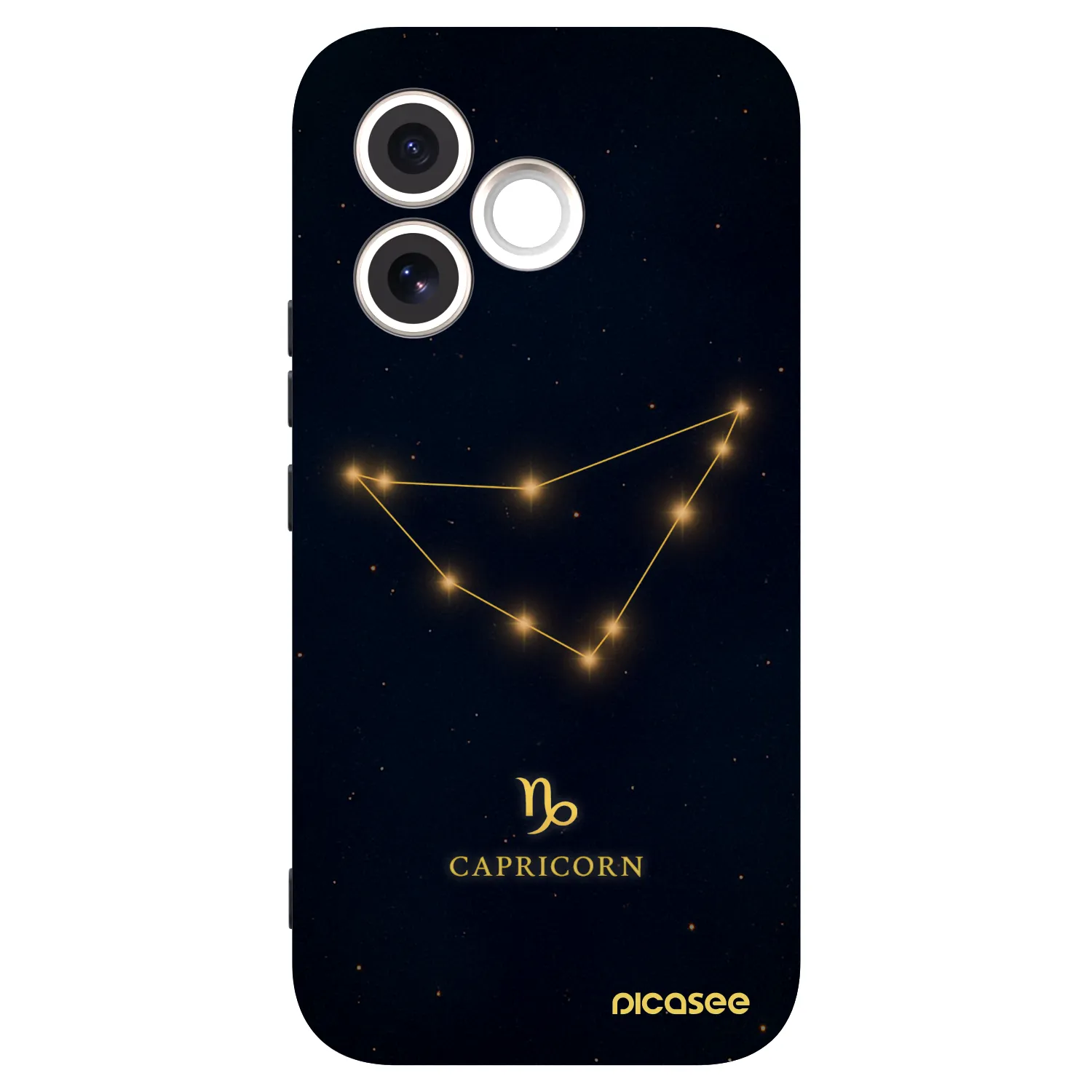 Picasee crna silikonska maskica za Honor 600 Lite - CAPRICORN