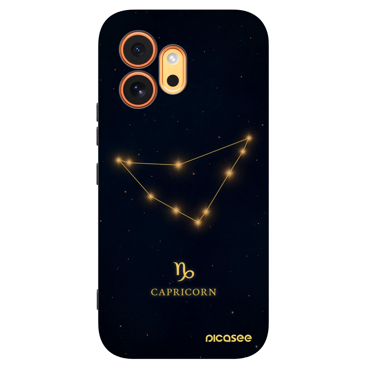 Picasee crna silikonska maskica za Honor 600 - CAPRICORN
