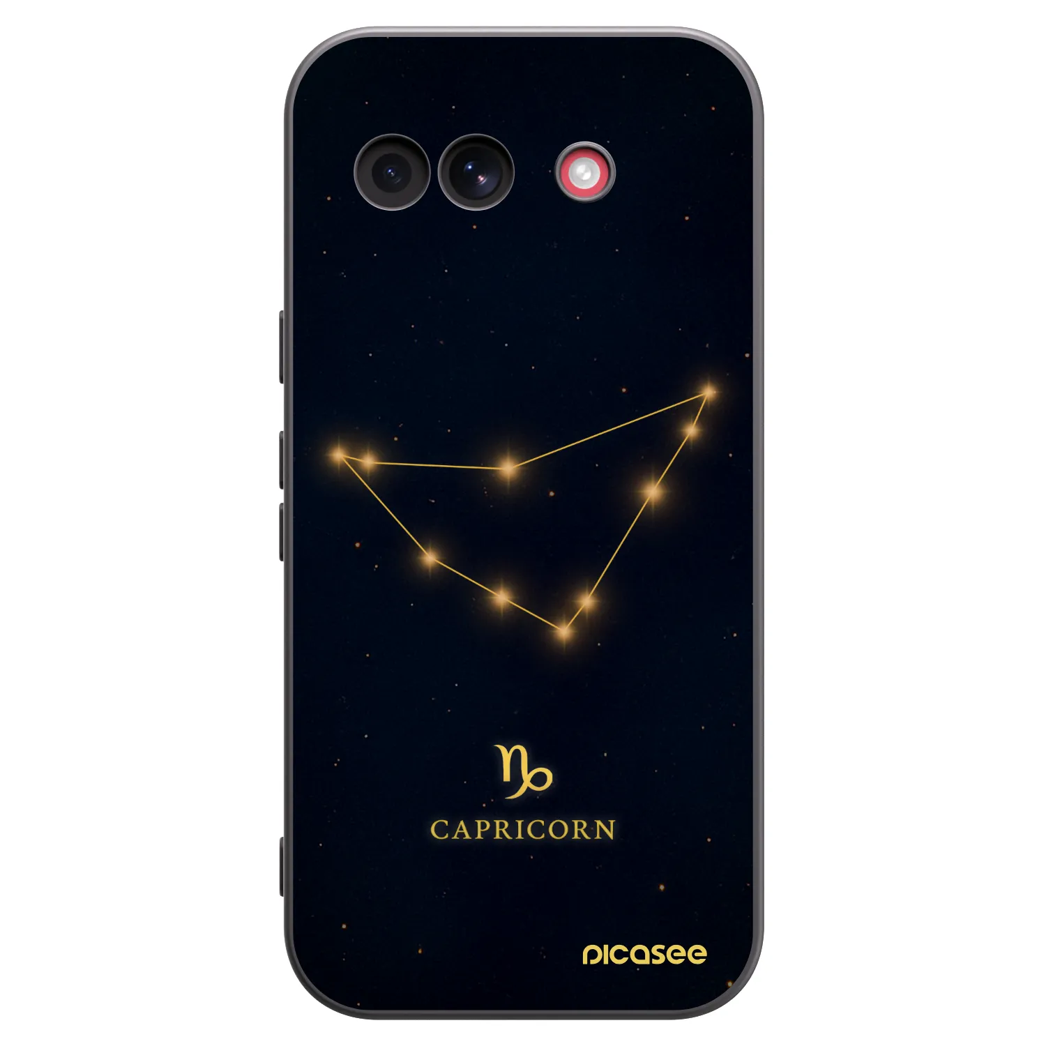 Picasee crna silikonska maskica za Google Pixel 10a - CAPRICORN
