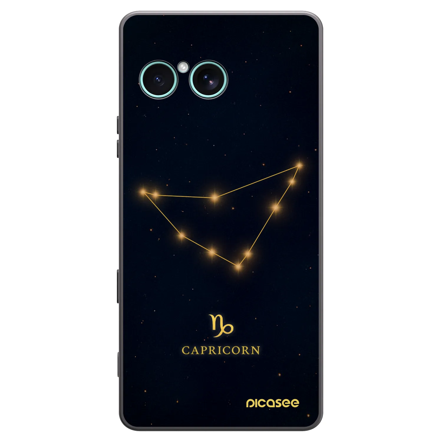 Picasee crna silikonska maskica za Sony Xperia 10 VII - CAPRICORN