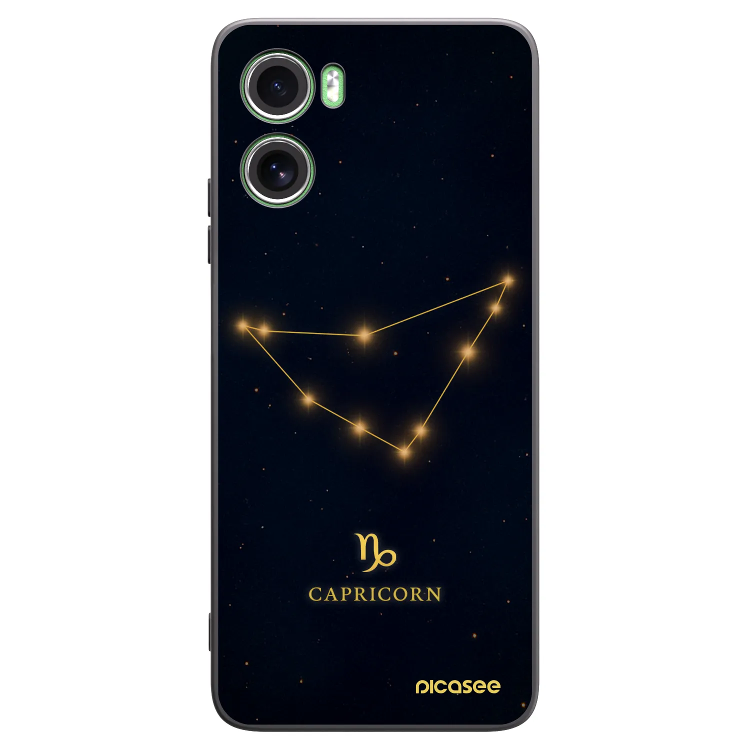 Picasee crna silikonska maskica za Motorola Moto G06 - CAPRICORN