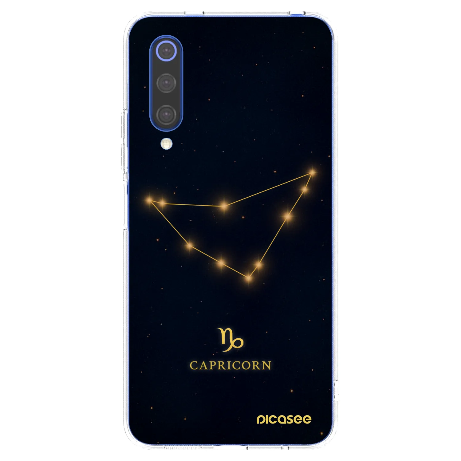 Picasee silikonska prozirna maskica za Xiaomi Mi 9 SE - CAPRICORN