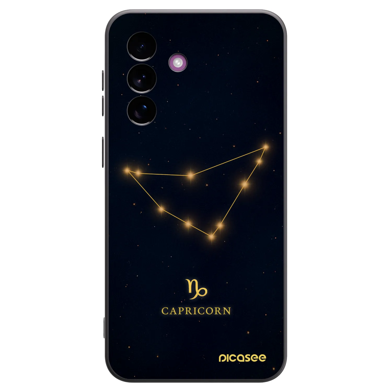 Picasee crna silikonska maskica za Samsung Galaxy A37 - CAPRICORN