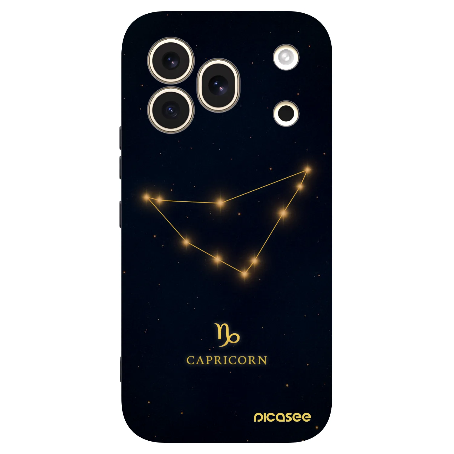 Picasee crna silikonska maskica za Honor 600 Pro - CAPRICORN