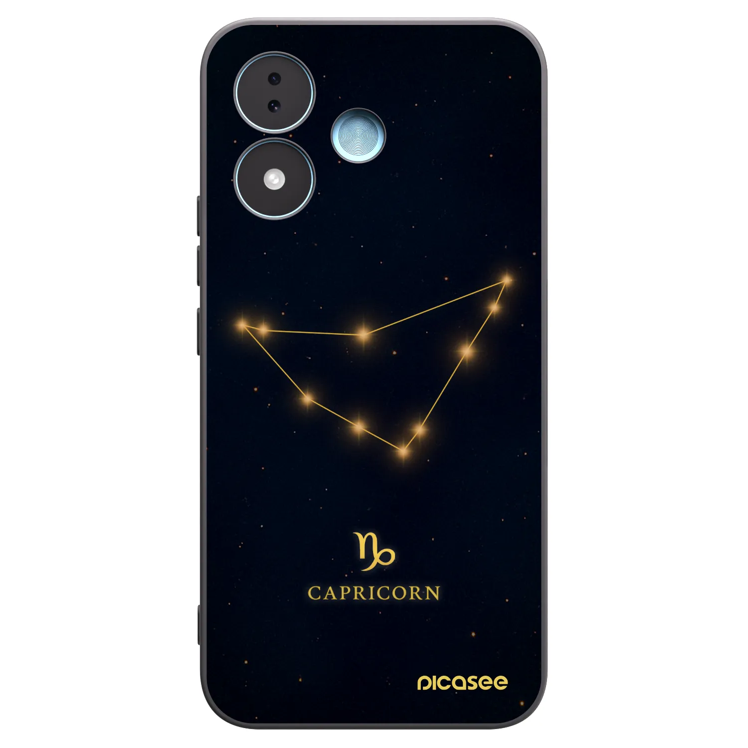 Picasee crna silikonska maskica za Xiaomi Redmi Note 17 5G - CAPRICORN