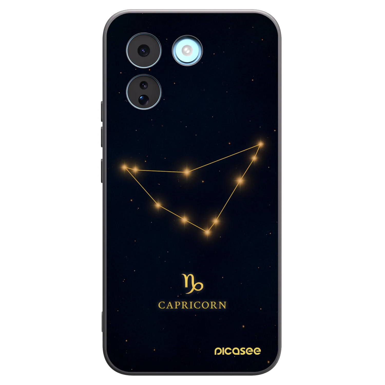 Picasee crna silikonska maskica za Xiaomi Redmi Note 17 Pro MAX 5G - CAPRICORN