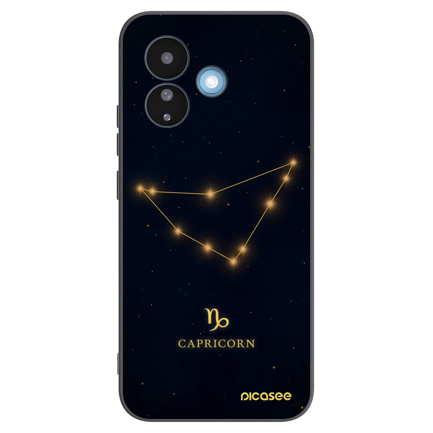 Picasee crna silikonska maskica za Xiaomi Redmi Note 17 Pro 5G - CAPRICORN