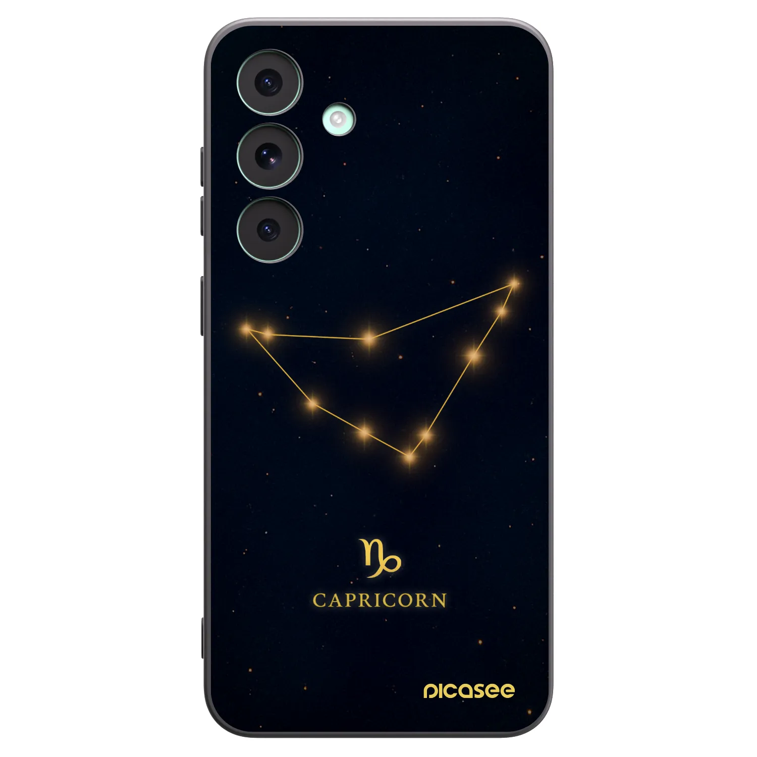 Picasee crna silikonska maskica za Samsung Galaxy S26 FE - CAPRICORN