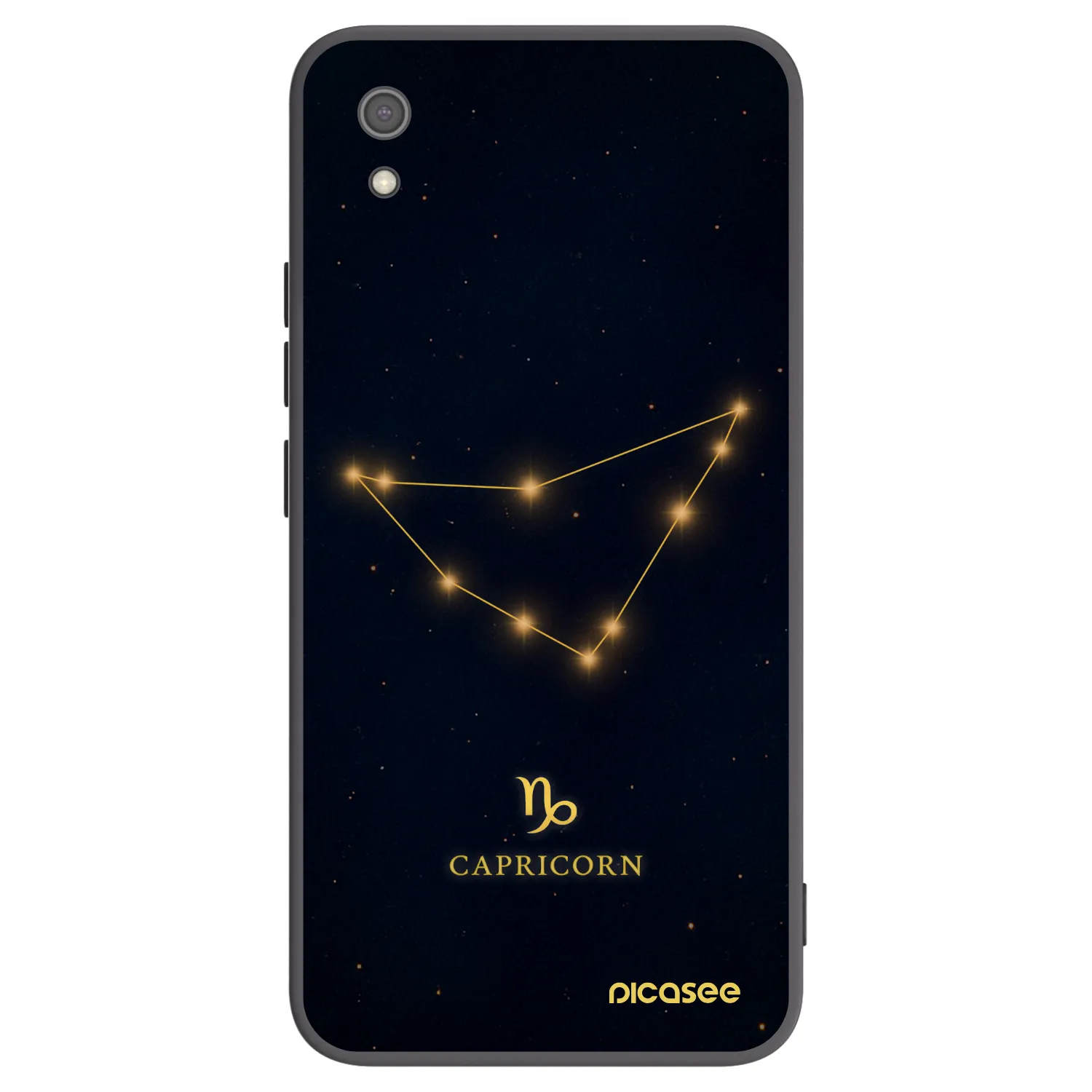 Picasee crna silikonska maskica za Xiaomi Redmi 7A - CAPRICORN