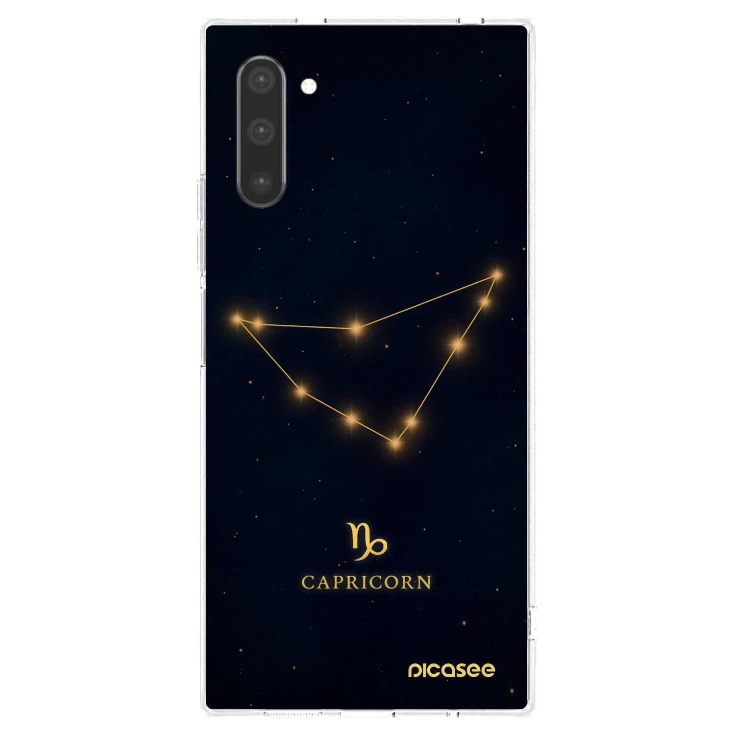 Picasee silikonska prozirna maskica za Samsung Galaxy Note 10 N970F - CAPRICORN