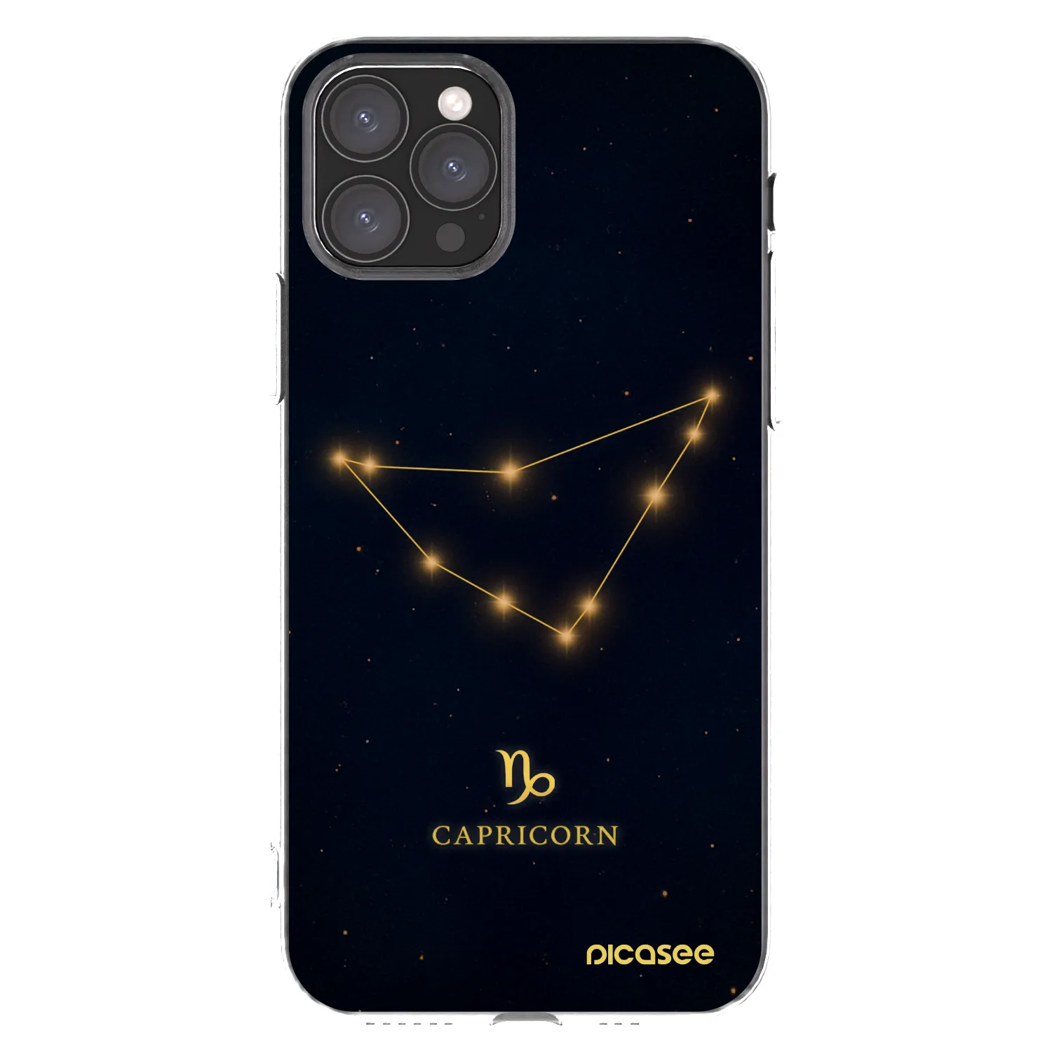 Picasee silikonska prozirna maskica za Apple iPhone 11 Pro - CAPRICORN