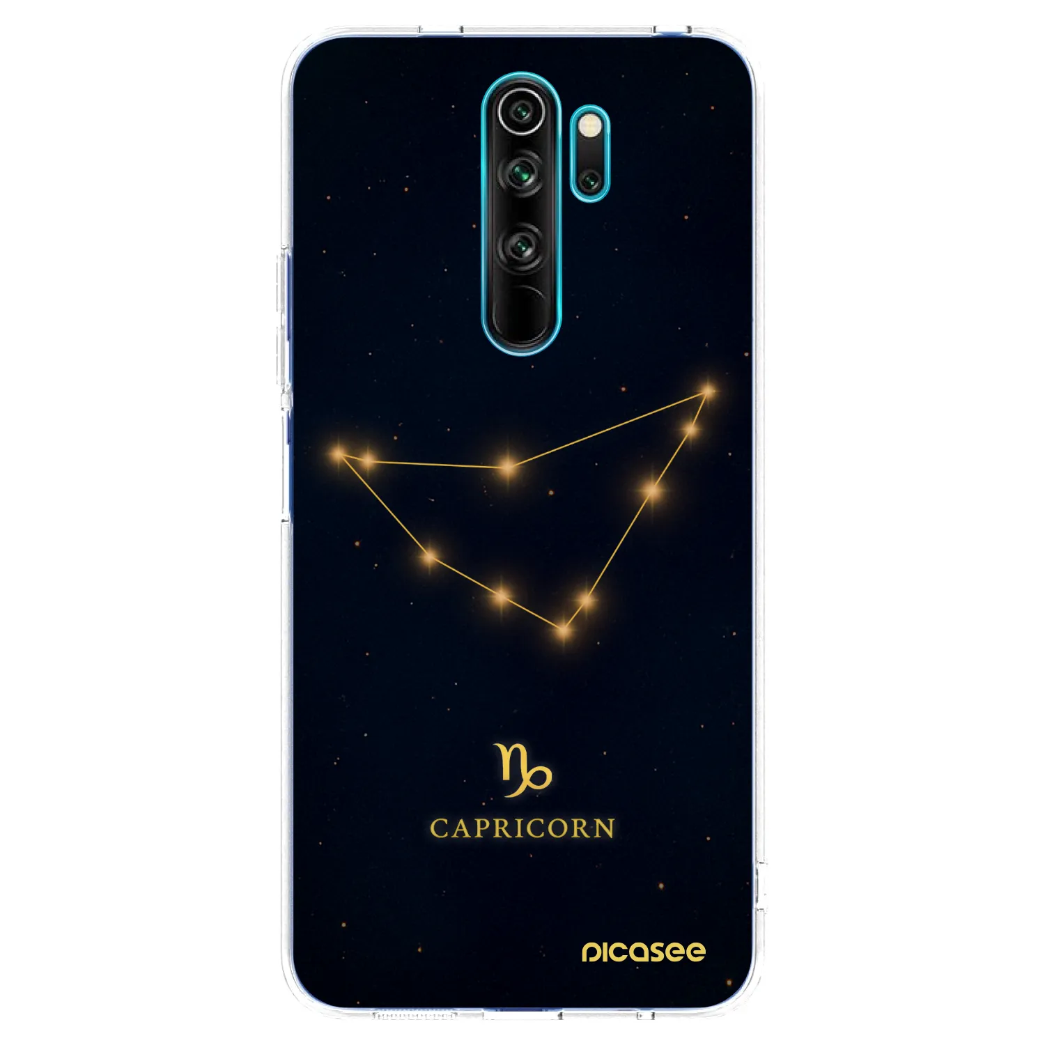 Picasee silikonska prozirna maskica za Xiaomi Redmi Note 8 Pro - CAPRICORN