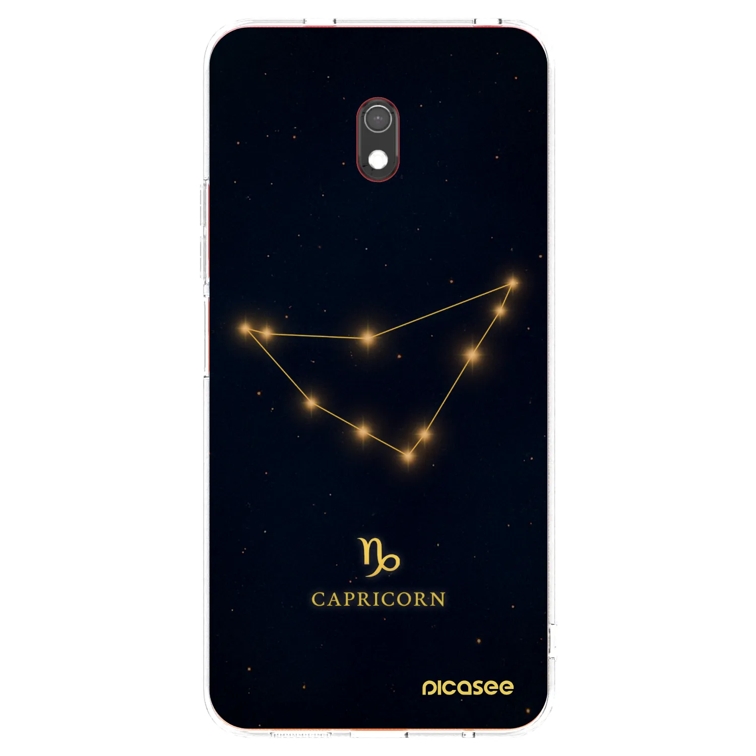 Picasee silikonska prozirna maskica za Xiaomi Redmi 8A - CAPRICORN