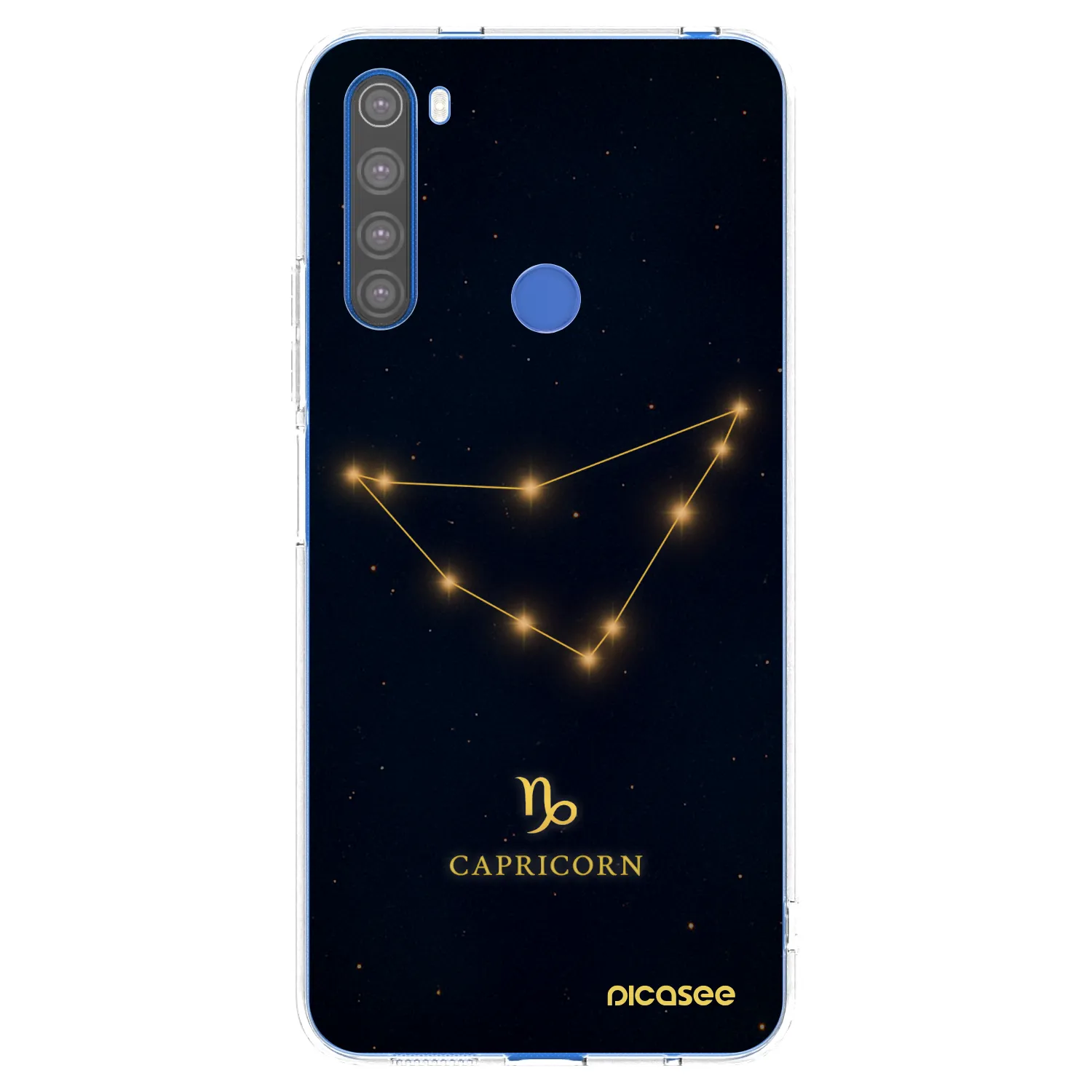Picasee silikonska prozirna maskica za Xiaomi Redmi Note 8T - CAPRICORN