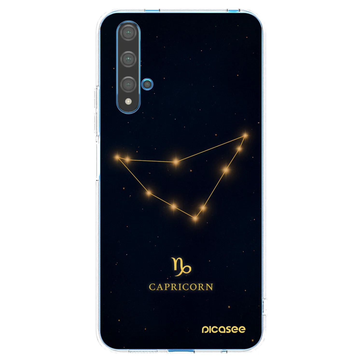 Picasee silikonska prozirna maskica za Huawei Nova 5T - CAPRICORN
