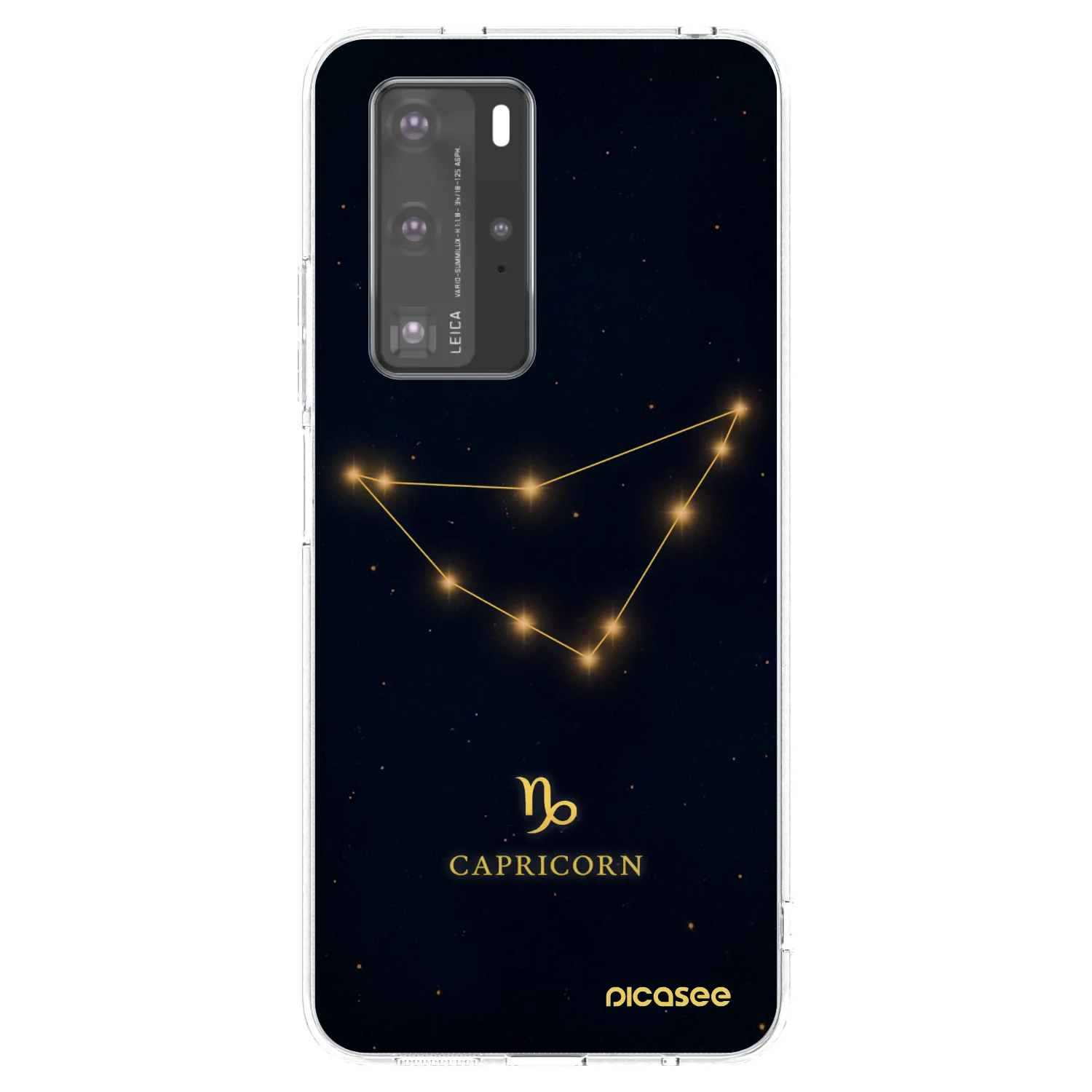 Picasee silikonska prozirna maskica za Huawei P40 Pro - CAPRICORN
