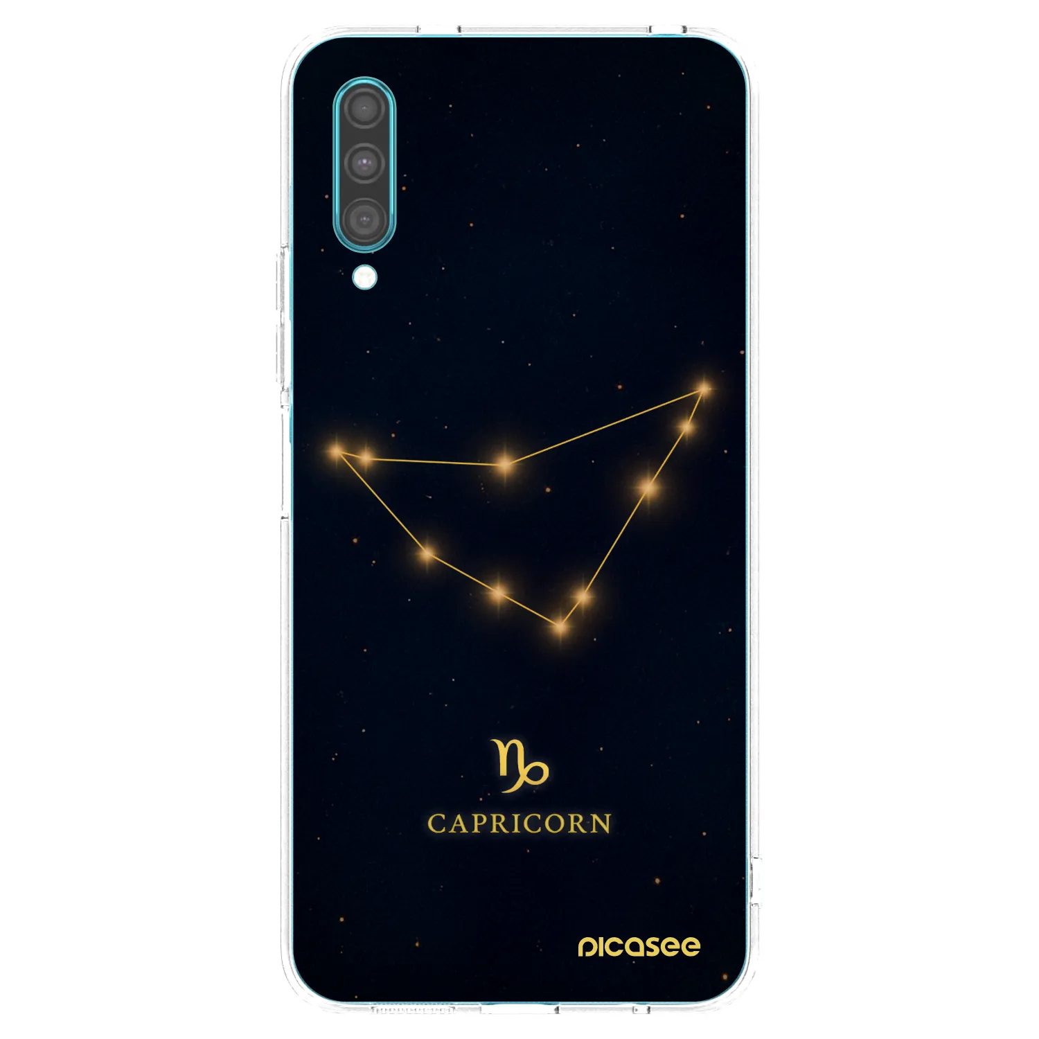 Picasee silikonska prozirna maskica za Samsung Galaxy A30s A307F - CAPRICORN