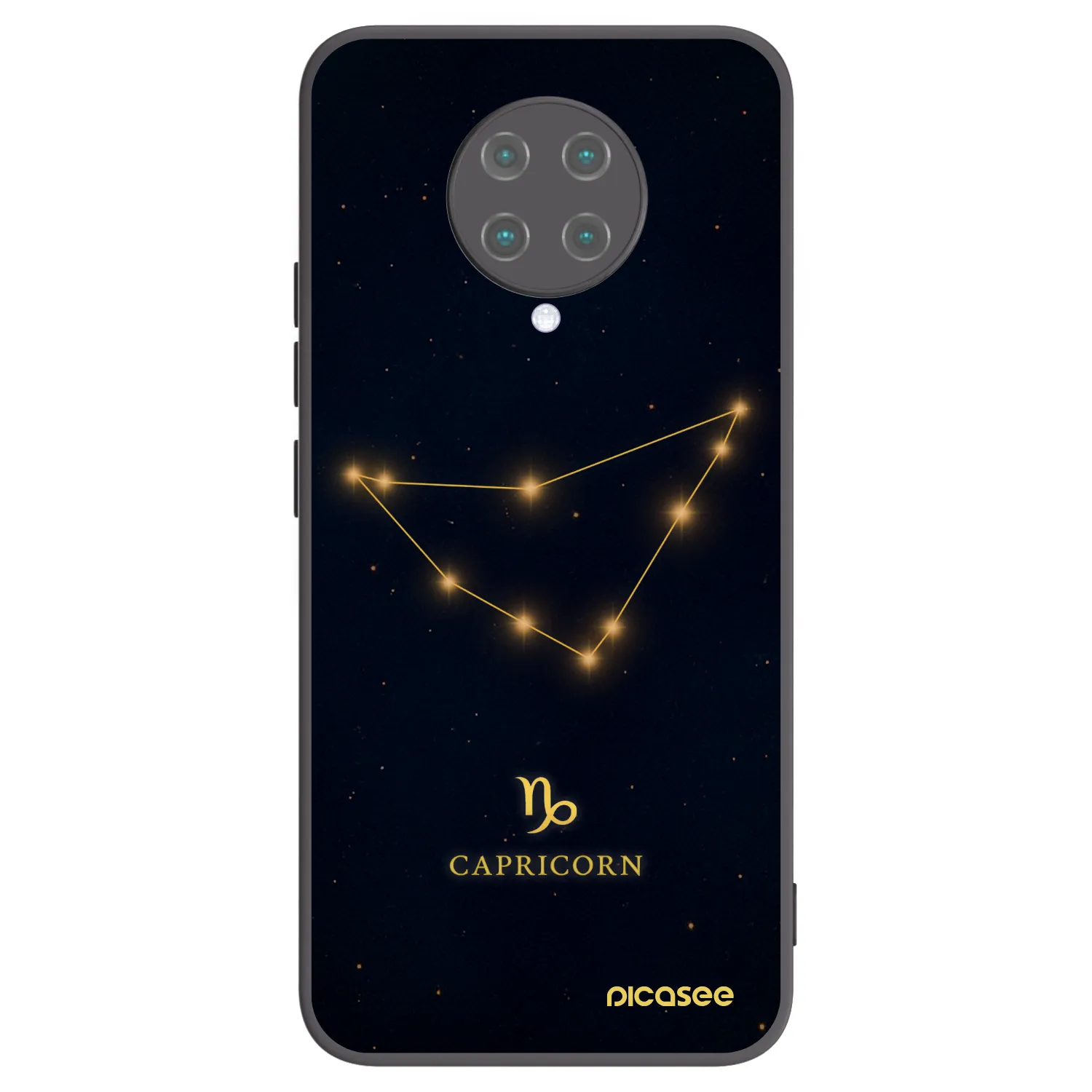 Picasee crna silikonska maskica za Xiaomi Poco F2 Pro - CAPRICORN