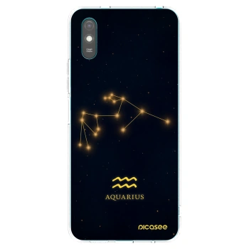 Picasee silikonska prozirna maskica za Xiaomi Redmi 9A - AQUARIUS