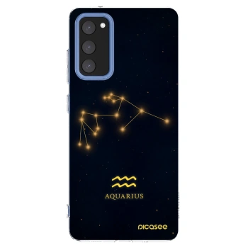 Picasee silikonska prozirna maskica za Samsung Galaxy S20 FE - AQUARIUS