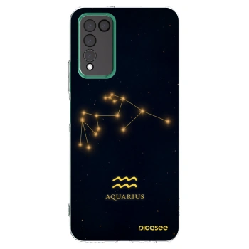 Picasee silikonska prozirna maskica za Honor 10X Lite - AQUARIUS